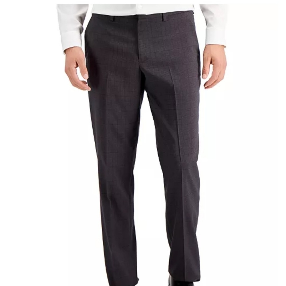 Perry Eliis Portfolio Plaid Performance Pants
